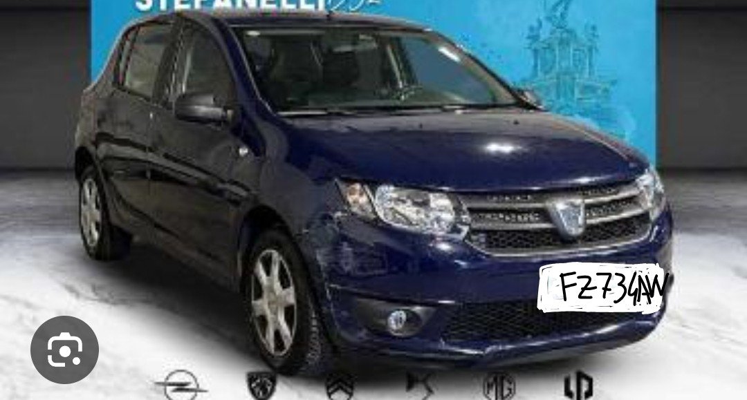 Numer rejestracyjny FZ734AW posiada DACIA Sandero 2a serie