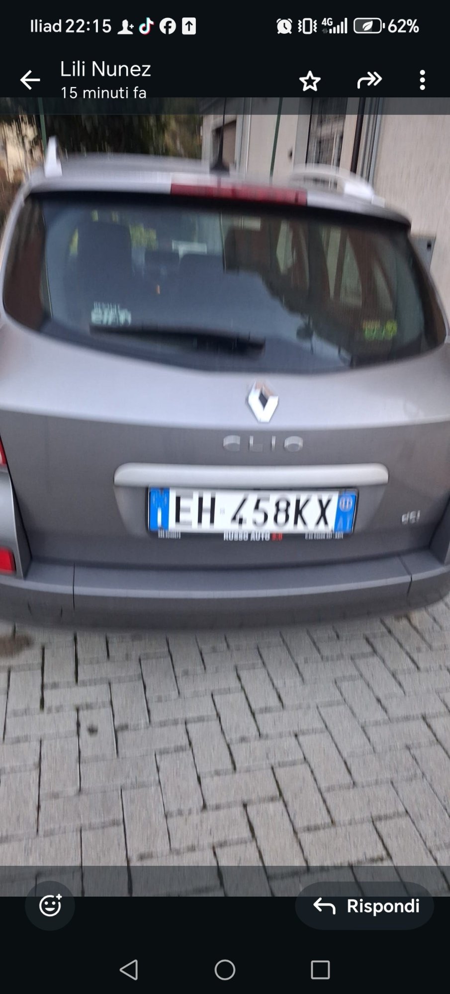 Numer rejestracyjny EH458KX posiada RENAULT Clio 3a serie