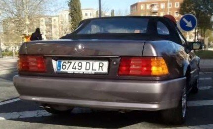 Numer rejestracyjny 6749DLR posiada MERCEDES 300 (129) SL-24 (COUPE)