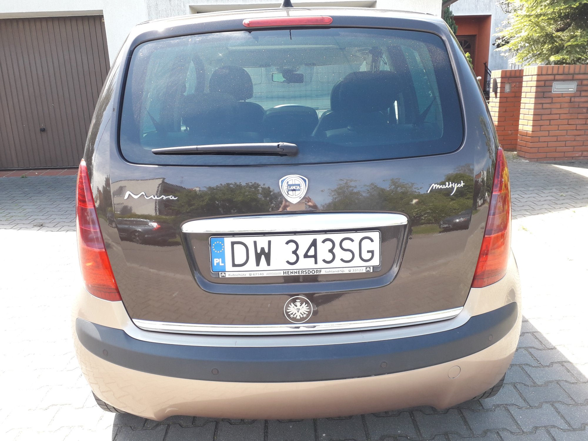 Numer rejestracyjny DW 343SG posiada LANCIA Musa 1.9 Diesel MR`05 E4 Oro - DW343SG