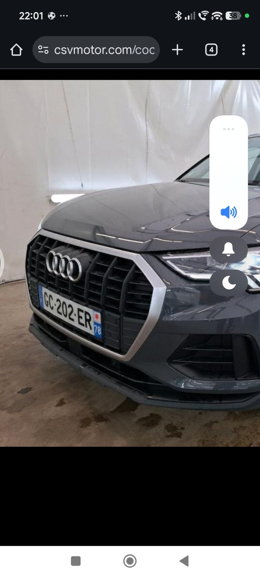 Numer rejestracyjny GC202ER posiada AUDI Q3 II Numer rejestracyjny GC202ER posiada AUDI Q3 II