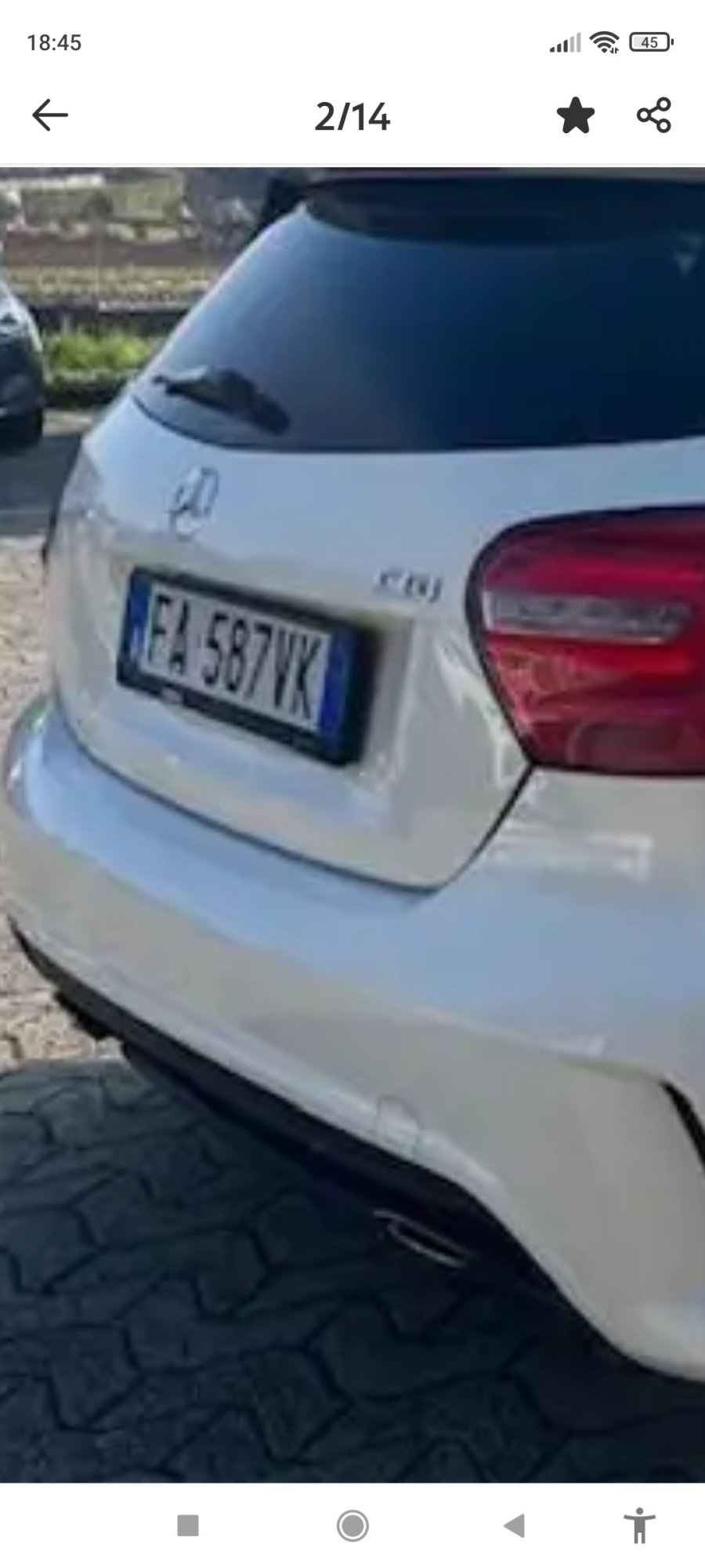 Numer rejestracyjny FA587VK posiada MERCEDES Classe A A 180 CDI Dark Night Edition (80 kw) Numer rejestracyjny FA587VK posiada MERCEDES Classe A A 180 CDI Dark Night Edition (80 kw)