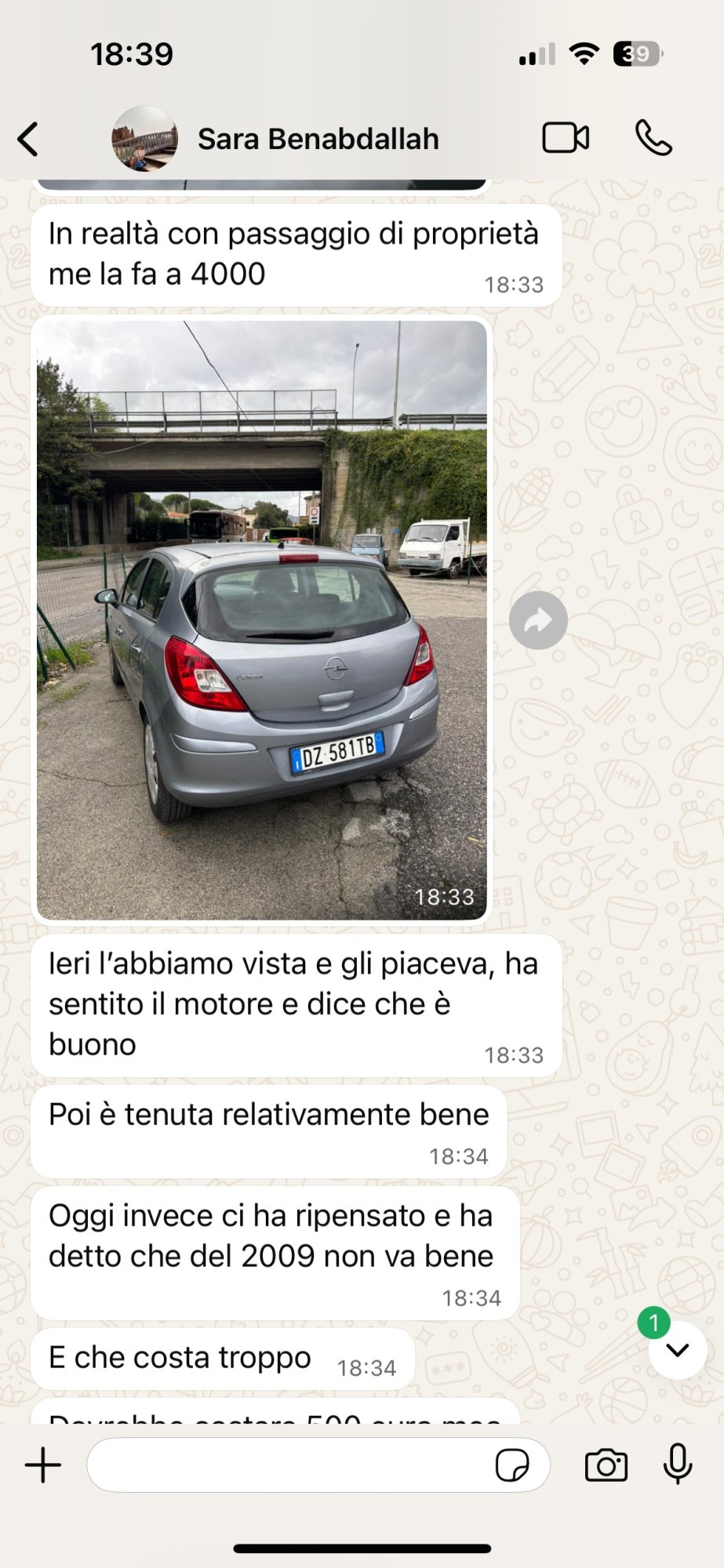 Numer rejestracyjny DZ581TB posiada OPEL Corsa 4a serie Numer rejestracyjny DZ581TB posiada OPEL Corsa 4a serie
