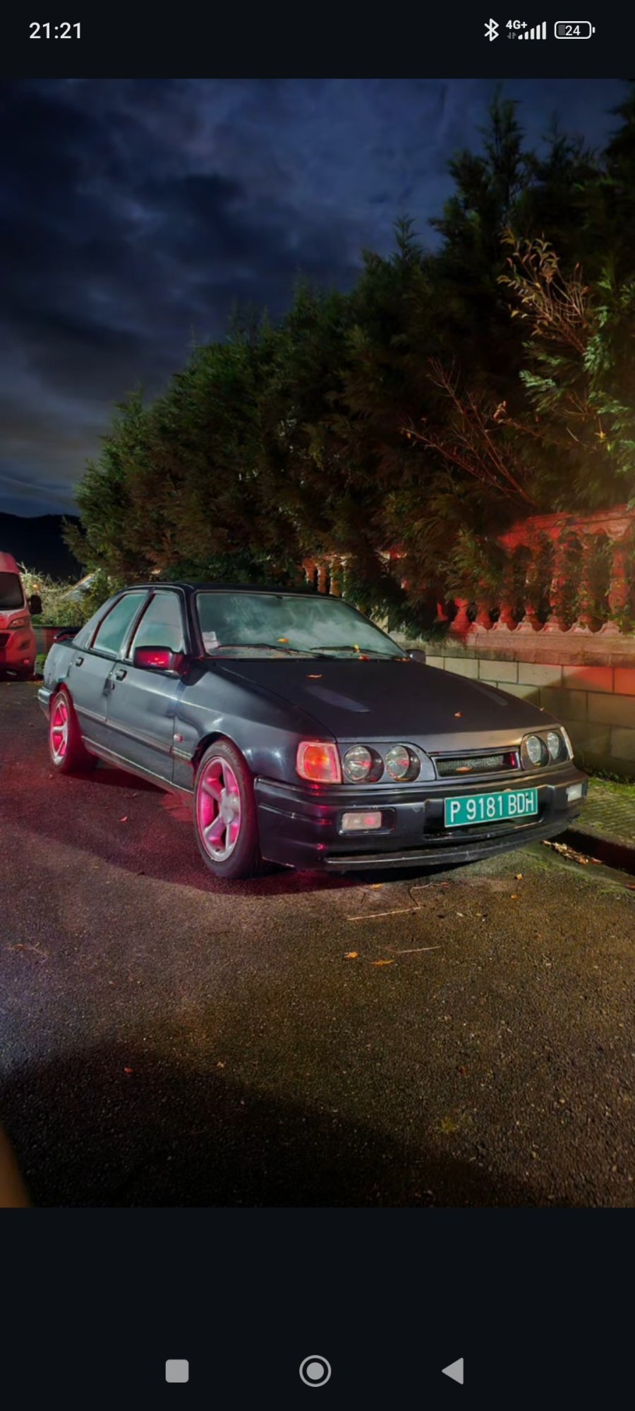 Numer rejestracyjny P9181BDH posiada FORD SIERRA