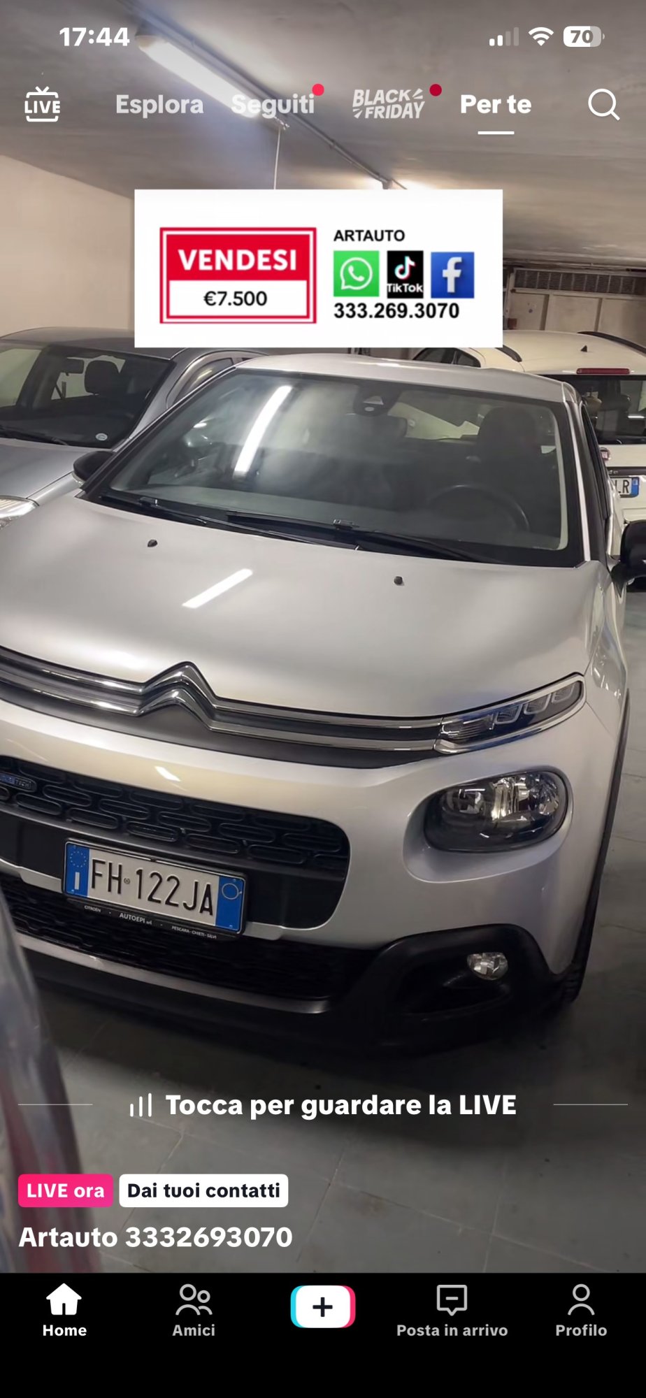 Numer rejestracyjny FH122JA posiada CITROEN C3 3a serie Numer rejestracyjny FH122JA posiada CITROEN C3 3a serie