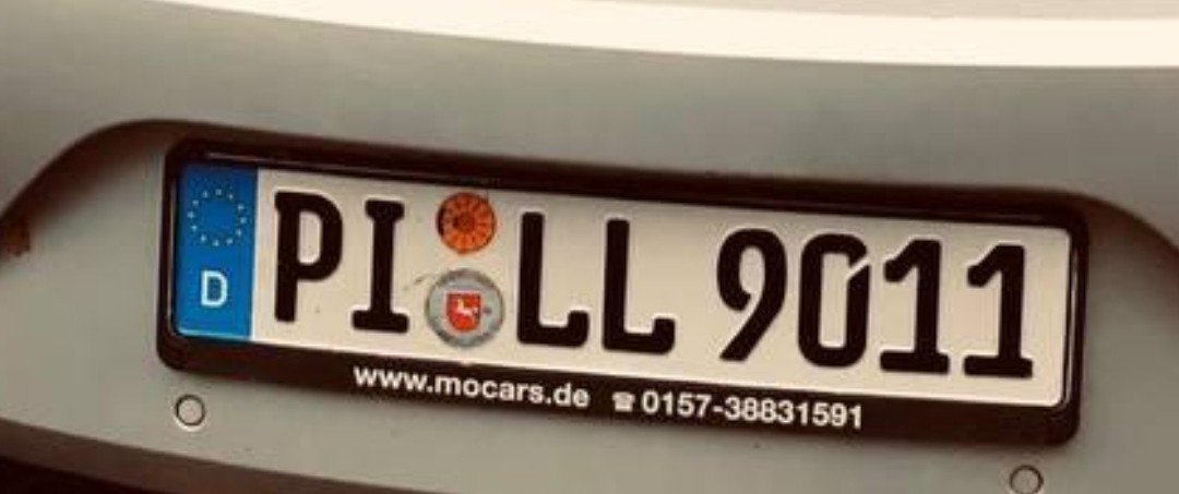 Numer rejestracyjny PILL9011 posiada  