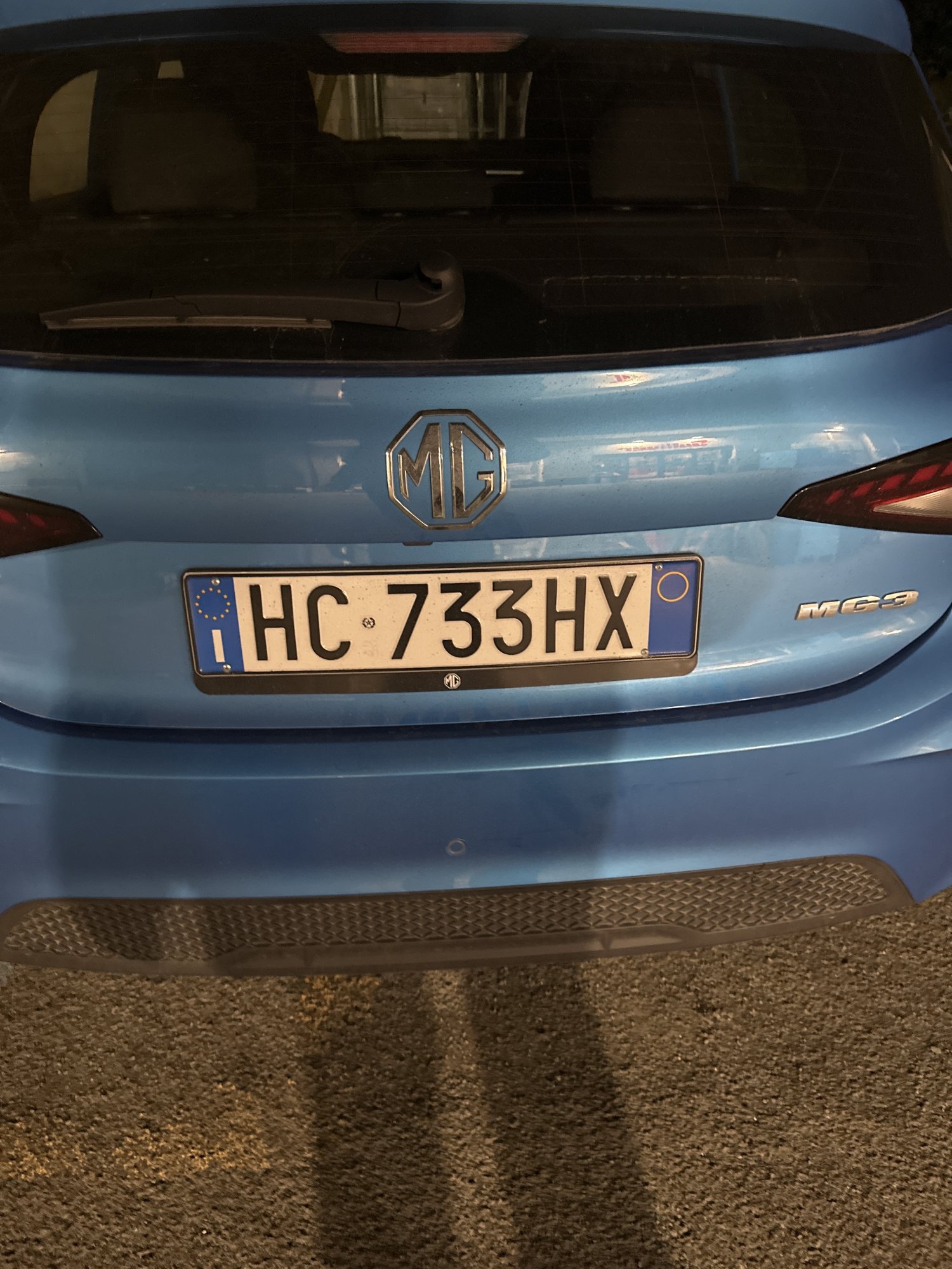 Numer rejestracyjny HC733HX posiada MG MG3