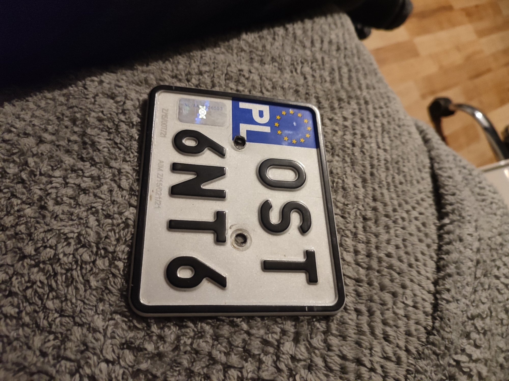 Numer rejestracyjny OST 6NT6 posiada YAMAHA Motorowery TZR 50 - OST6NT6