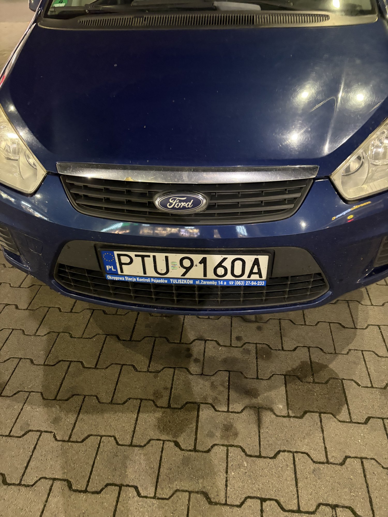 Numer rejestracyjny PTU 9160A posiada FORD C-MAX - PTU9160A