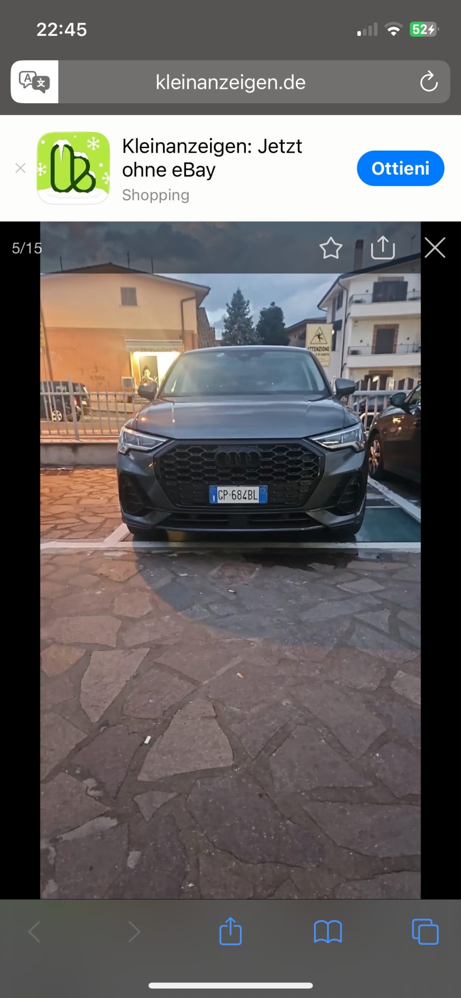 Numer rejestracyjny GP684BL posiada AUDI Q3 2a serie