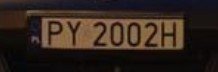Numer rejestracyjny PY 2002H posiada NISSAN 370 Z 3.7 MR`09 E4 370 Z 3.7 MR`09 E4 - PY2002H