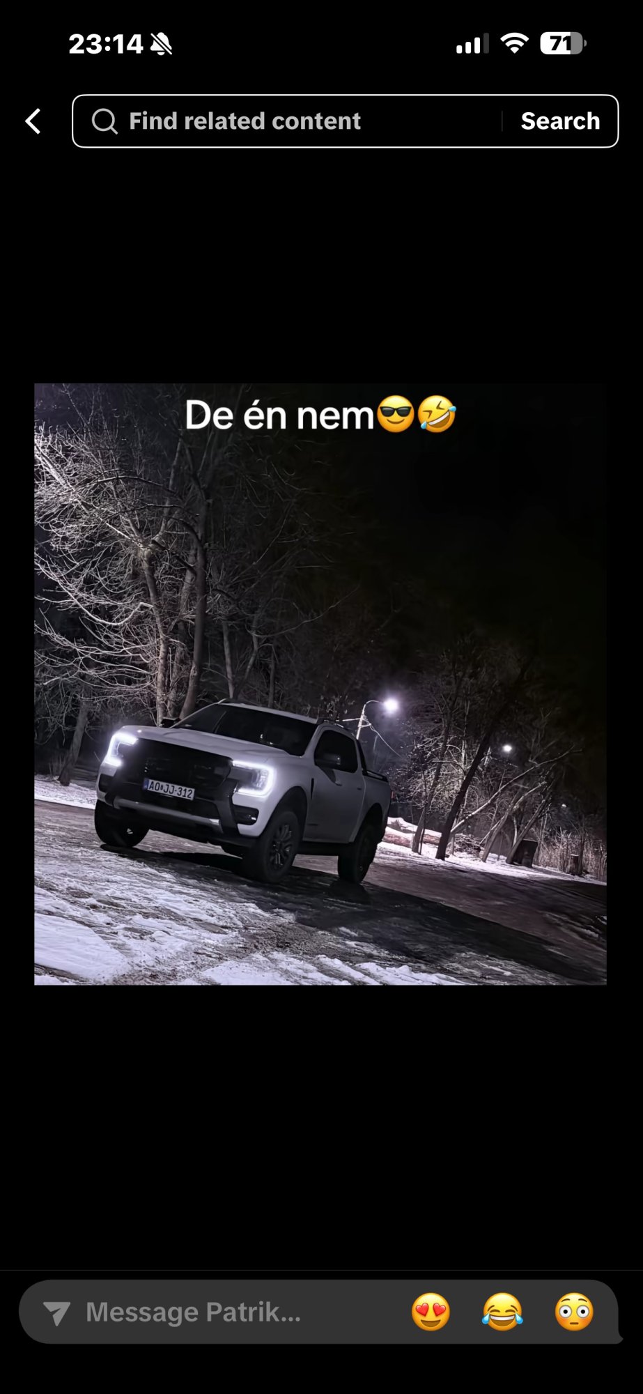 Numer rejestracyjny A0JJ312 posiada  