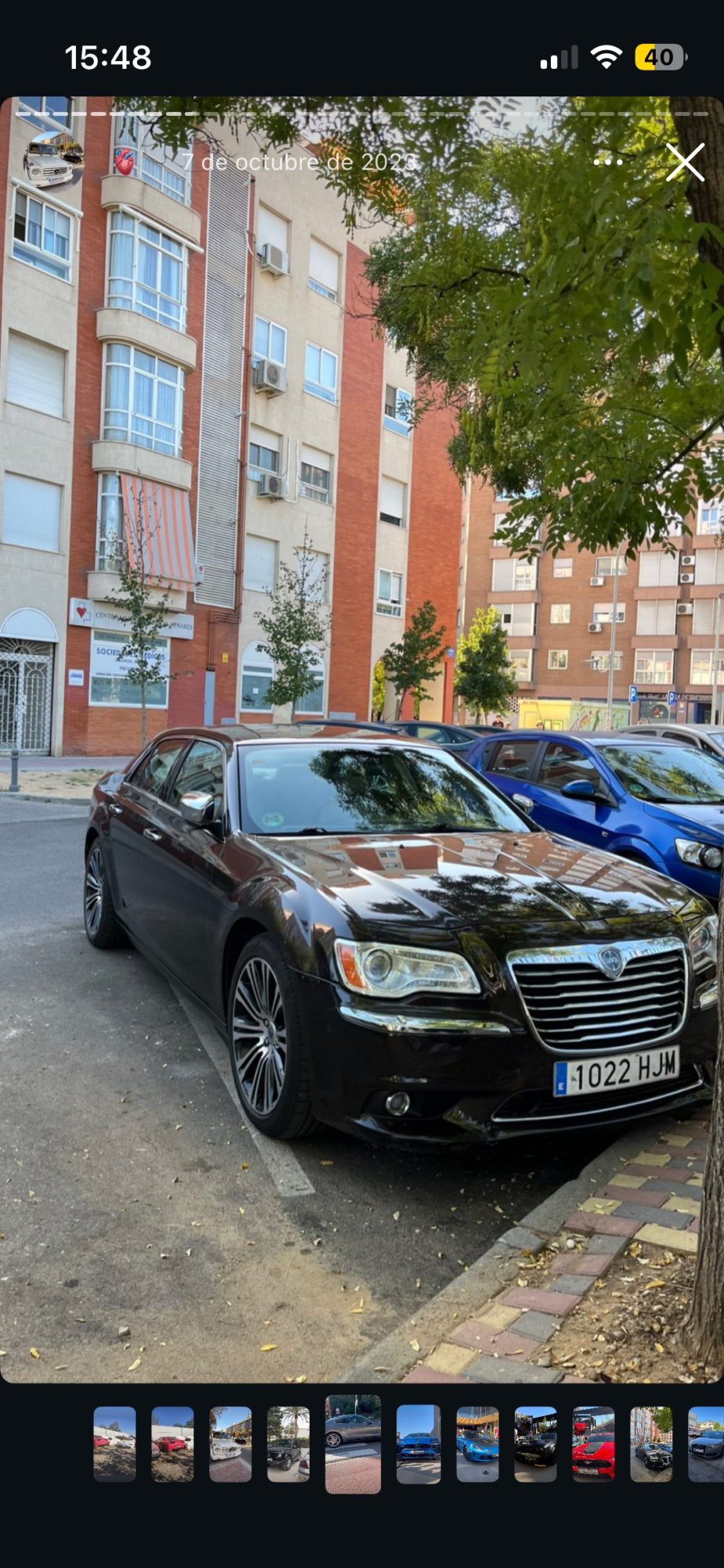 Numer rejestracyjny 1022HJM posiada Lancia Thema