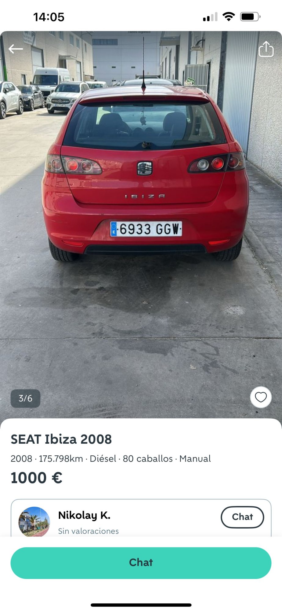 Numer rejestracyjny 6933GGW posiada SEAT IBIZA Numer rejestracyjny 6933GGW posiada SEAT IBIZA