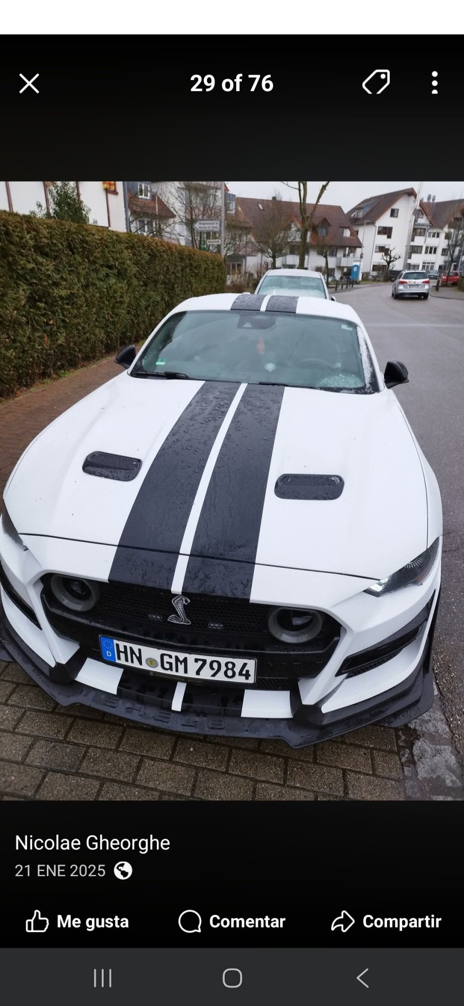 Numer rejestracyjny HNGM7984 posiada Ford Mustang Shelby