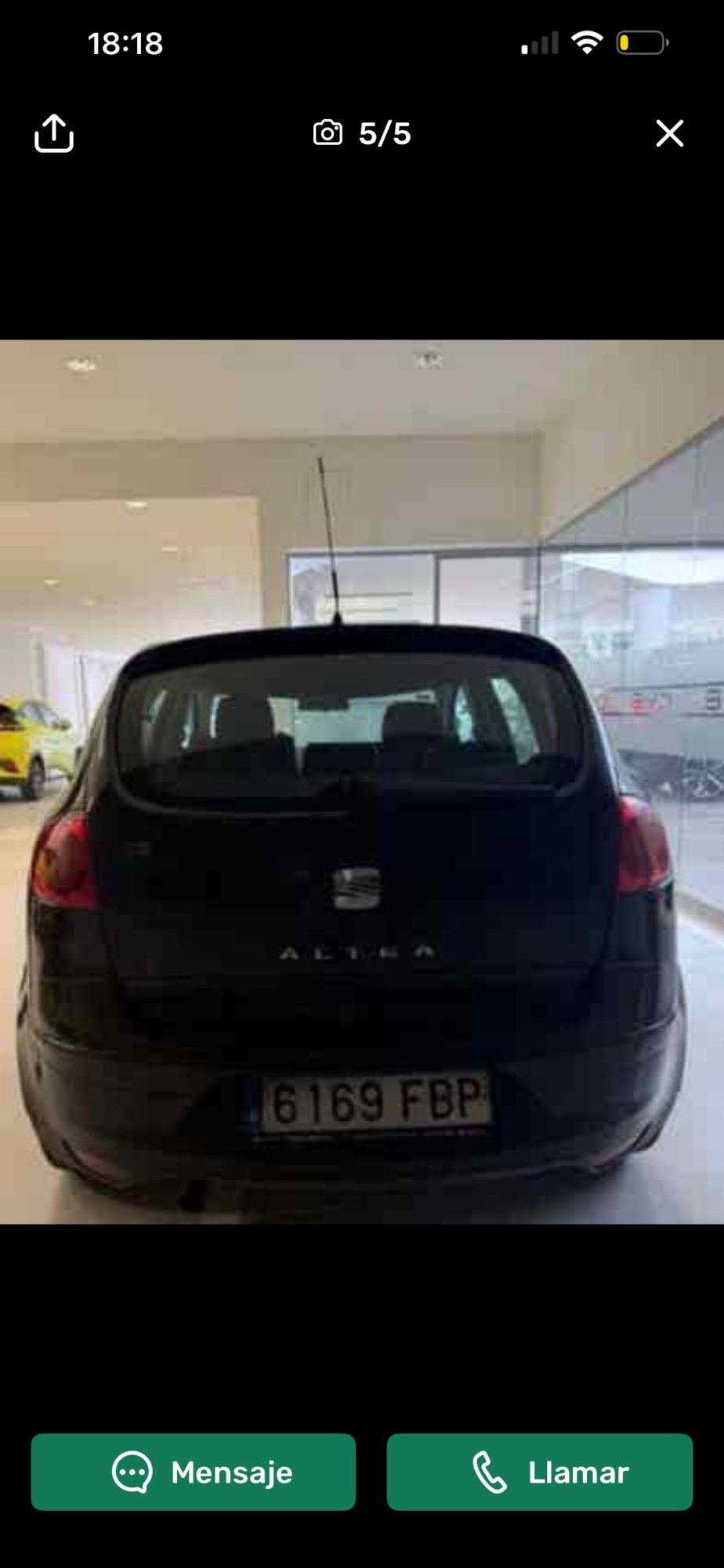 Numer rejestracyjny 6169FBP posiada SEAT ALTEA