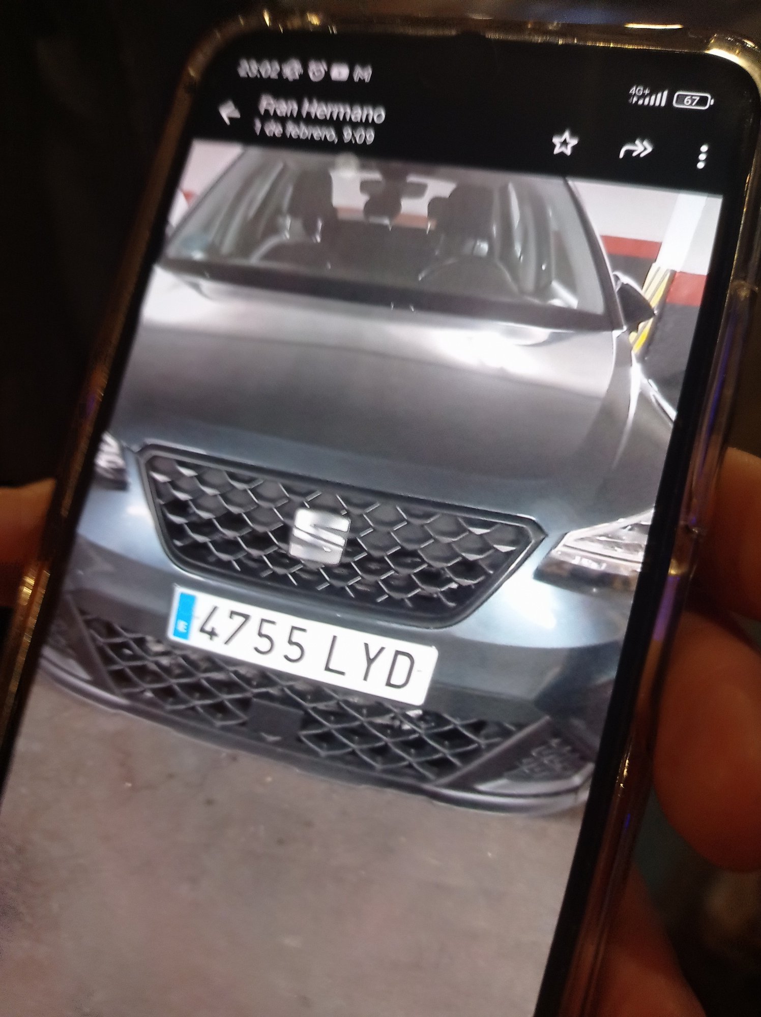 Numer rejestracyjny 4755LYD posiada SEAT ARONA