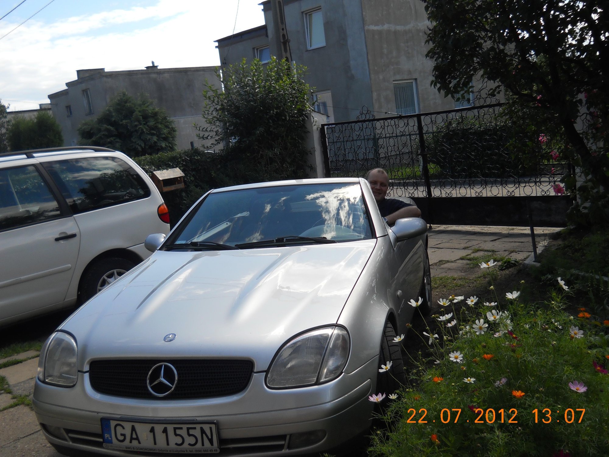 Numer rejestracyjny GA 1155N posiada MERCEDES-BENZ SLK 200 - GA1155N