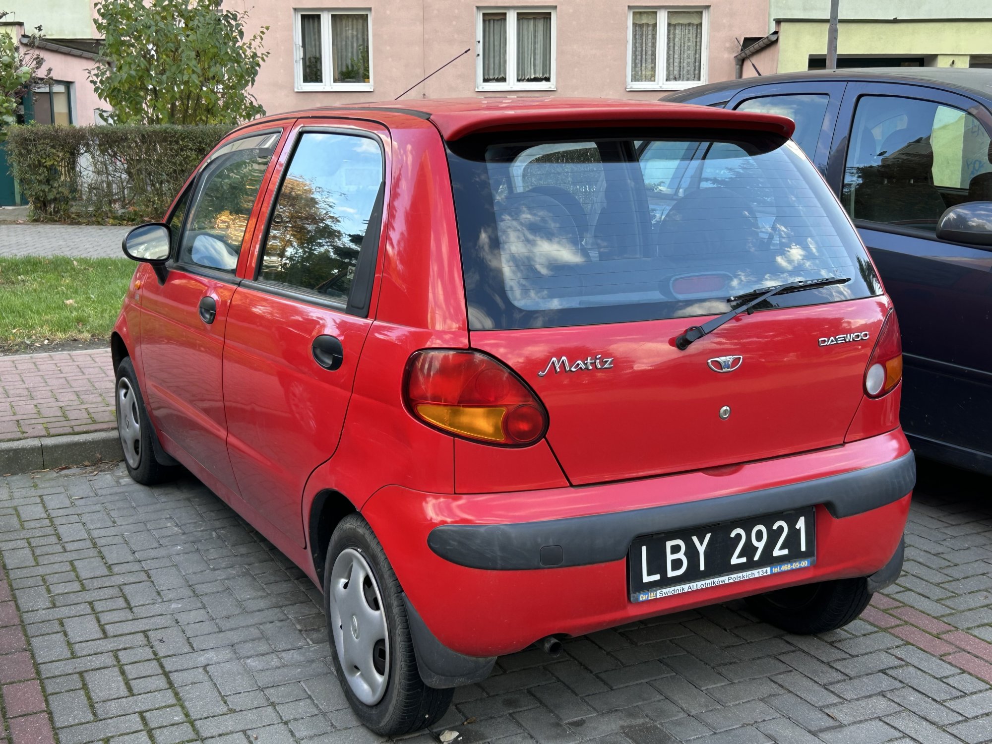Numer rejestracyjny LBY2921 posiada Daewoo Matiz