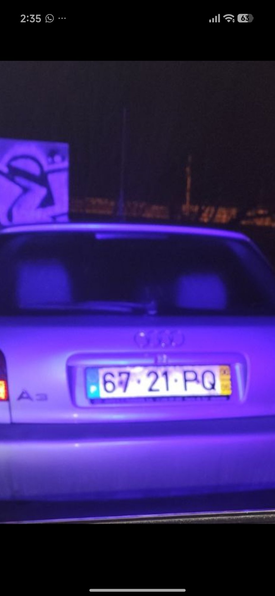 Numer rejestracyjny 6721PQ posiada Audi A3