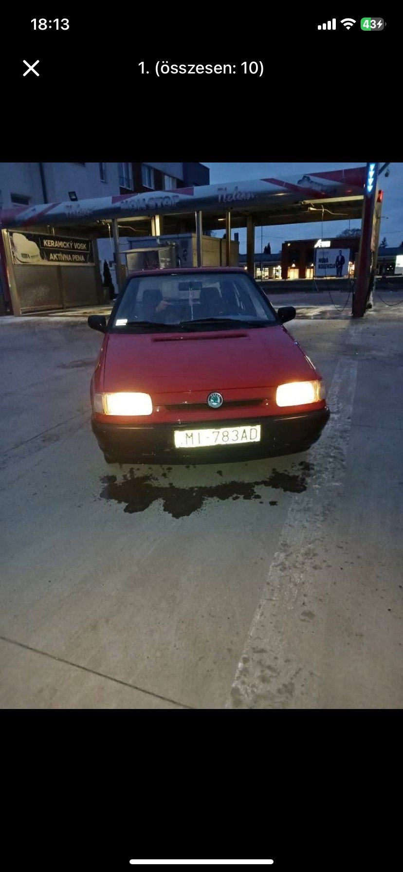 Numer rejestracyjny MI783AD posiada Škoda 