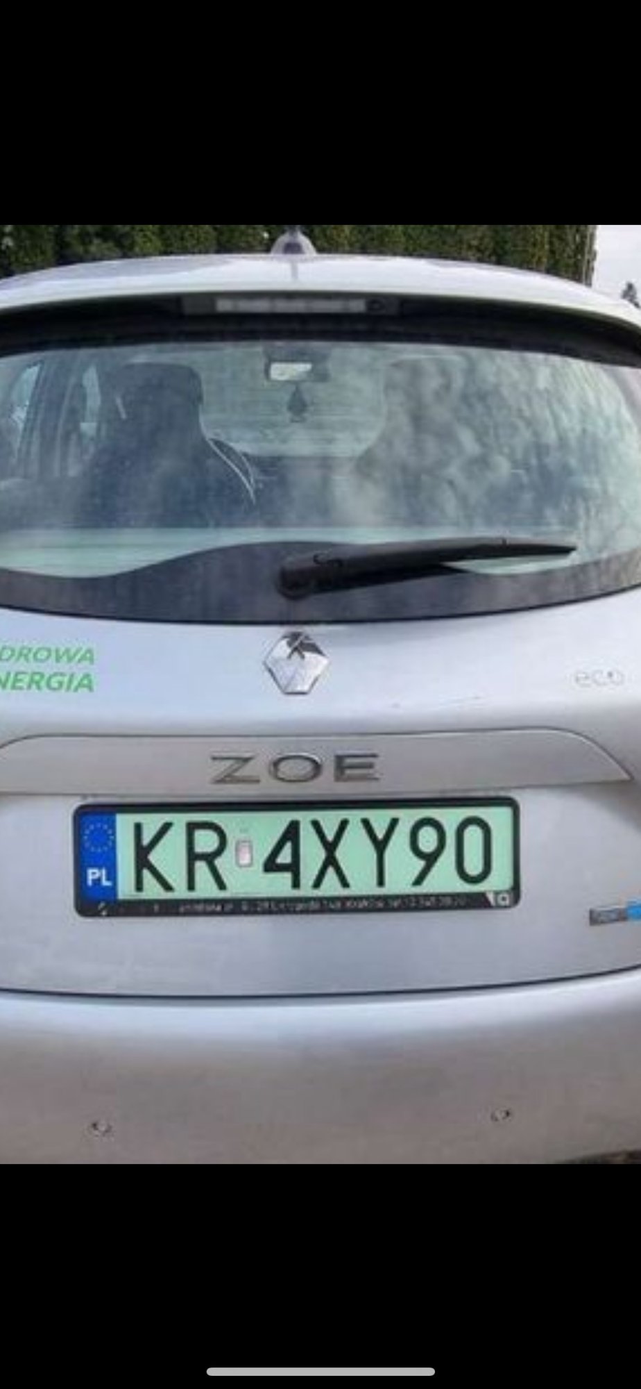 Numer rejestracyjny KR 4XY90 posiada RENAULT Zoe MR`20 Zen R110 52kWh - KR4XY90 Numer rejestracyjny KR 4XY90 posiada RENAULT Zoe MR`20 Zen R110 52kWh - KR4XY90