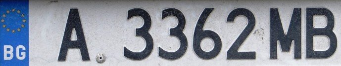Numer rejestracyjny A3362MB posiada  