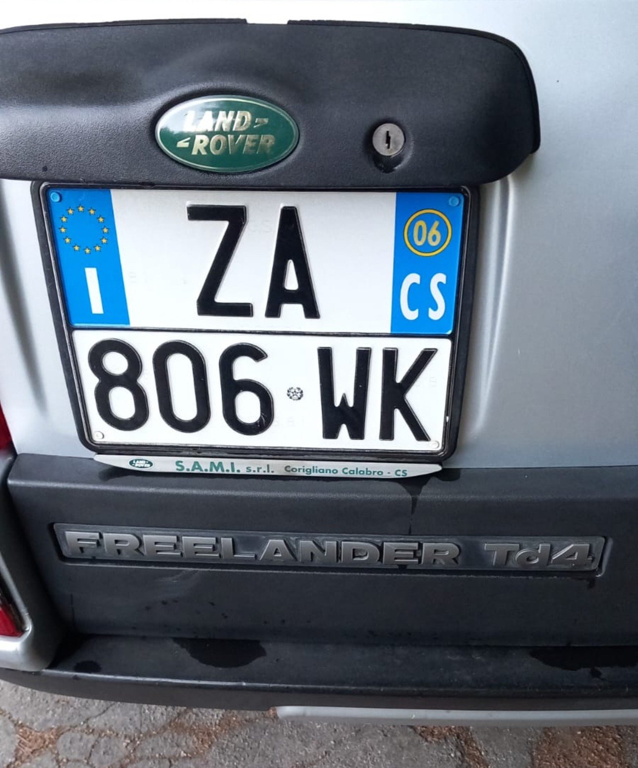Numer rejestracyjny ZA806WK posiada LAND ROVER Freelander 1a serie