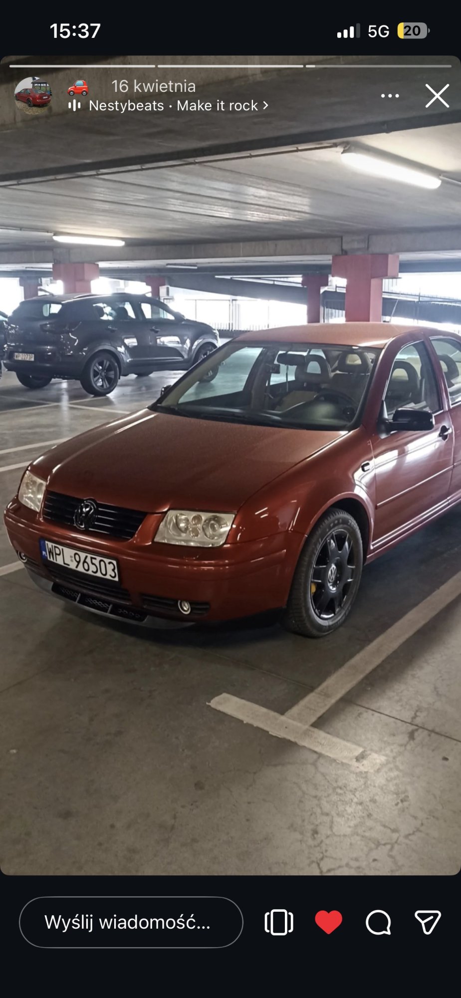 Numer rejestracyjny WPL 96503 posiada VOLKSWAGEN Bora 1.9 TD MR`98 E3 Basis - WPL96503