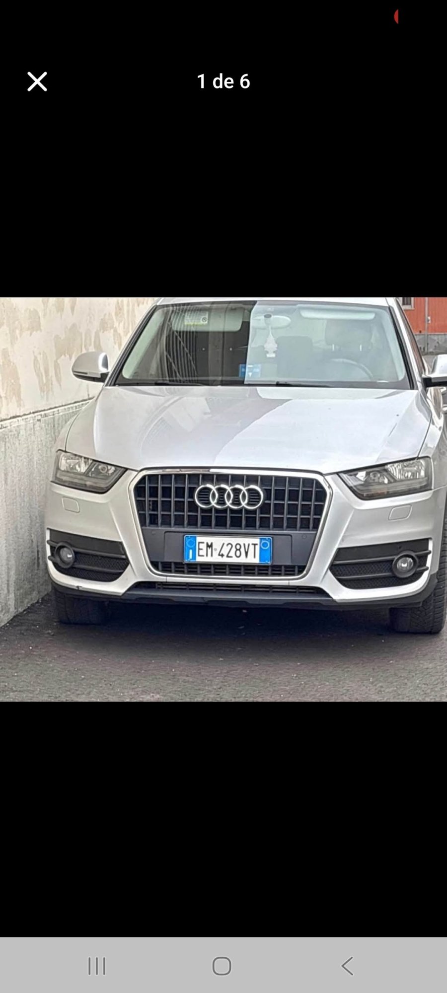 Numer rejestracyjny EM428VT posiada AUDI Q3