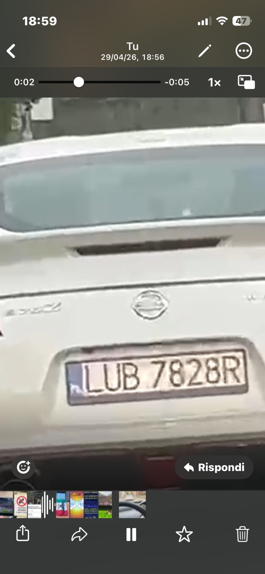 Numer rejestracyjny LUB 7828R posiada NISSAN 370 Z 3.7 MR`15 E6 - LUB7828R