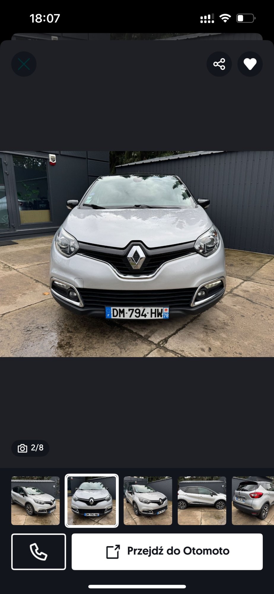 Numer rejestracyjny DM794HW posiada RENAULT CAPTUR 1.2 TCE 120 PURE EDC Numer rejestracyjny DM794HW posiada RENAULT CAPTUR 1.2 TCE 120 PURE EDC