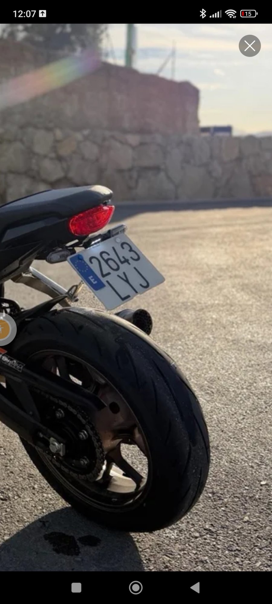 Numer rejestracyjny 2643LYJ posiada HONDA CB 650