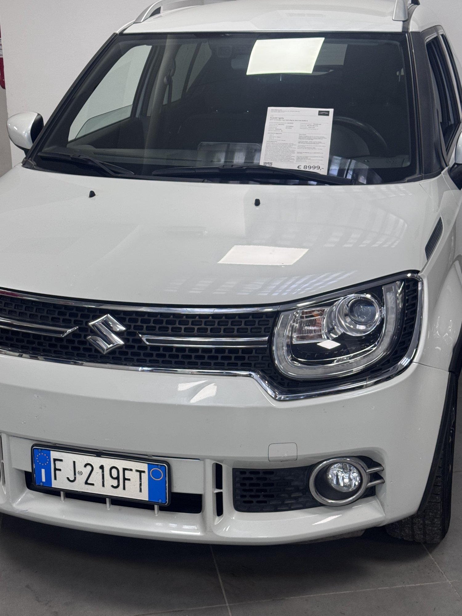 Numer rejestracyjny FJ219FT posiada SUZUKI Ignis