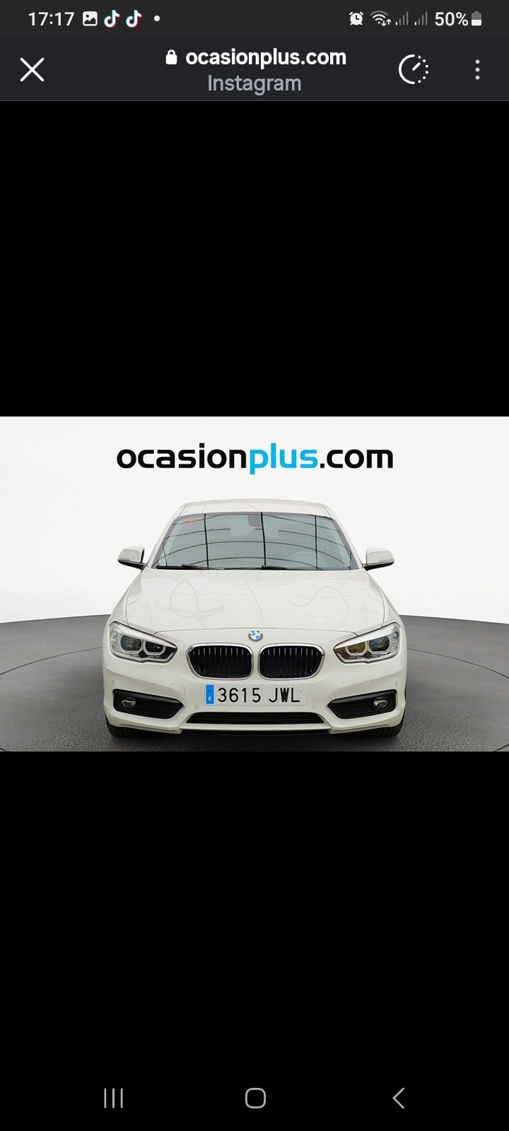 Numer rejestracyjny 3615JWL posiada BMW SERIE 1