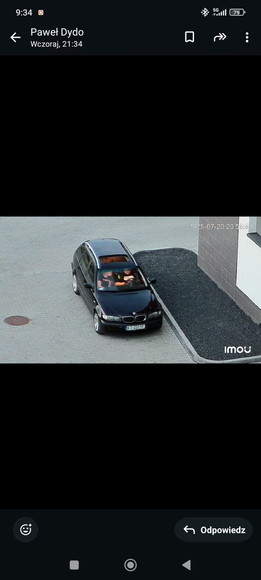 Numer rejestracyjny KT 2311E posiada IVECO 50C15 Daily HPI E4 5.2t V - KT2311E