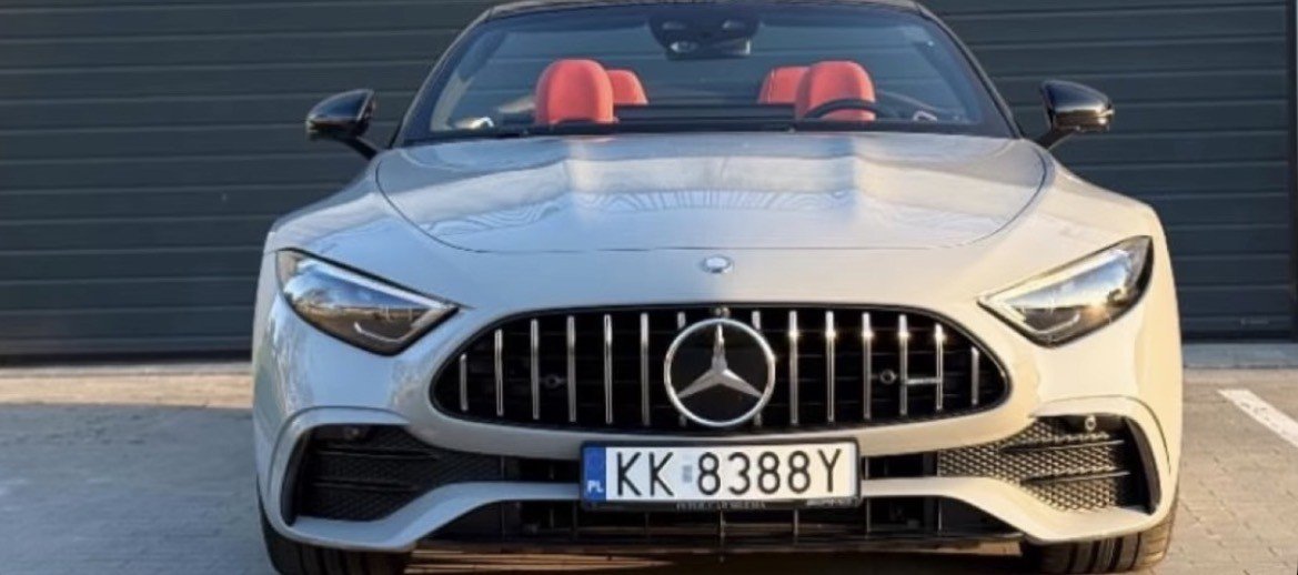 Numer rejestracyjny KK 8388Y posiada MERCEDES-BENZ SL 43 AMG MR`22 E6 232 SL 43 AMG MR`22 E6 232 - KK8388Y