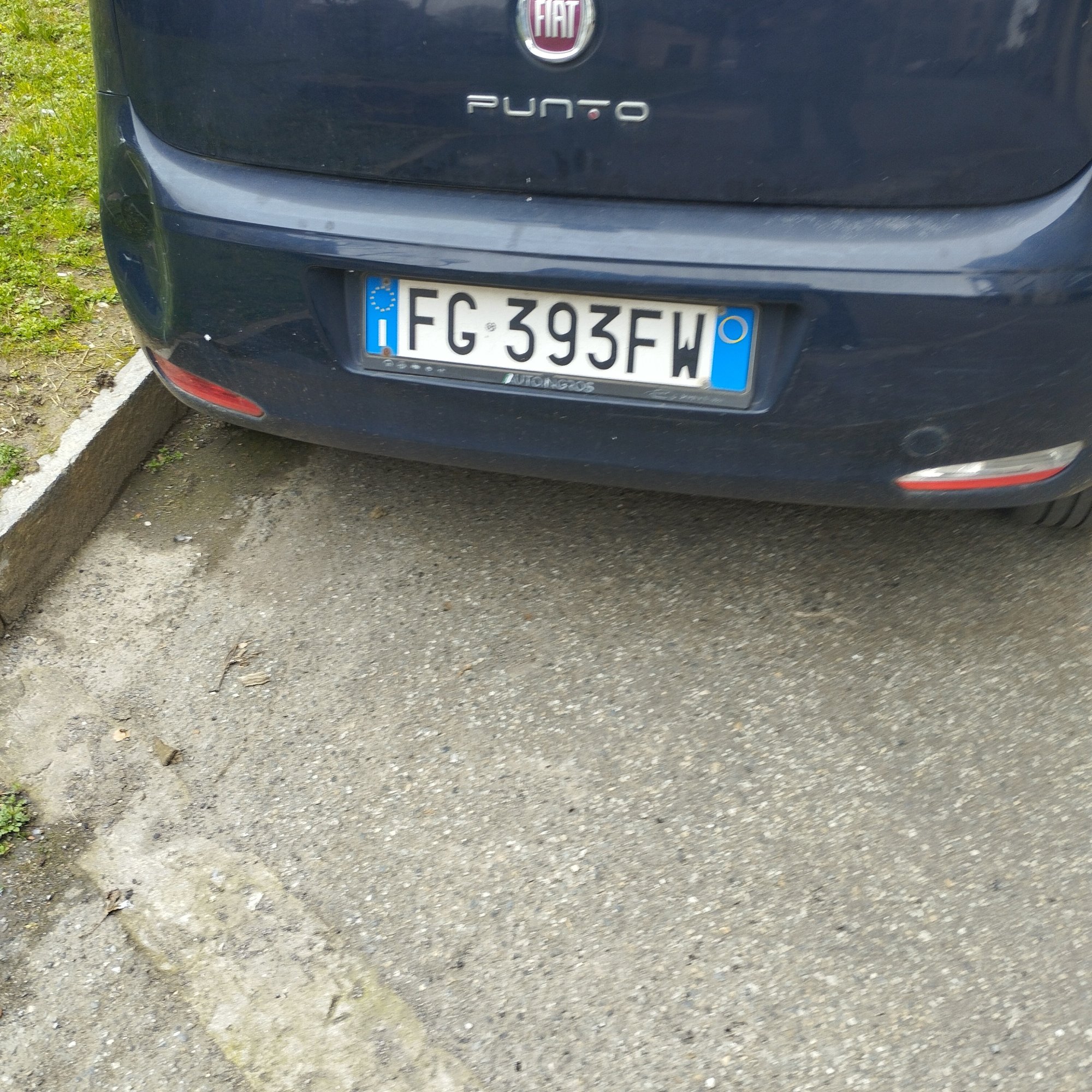 Numer rejestracyjny FG393FW posiada FIAT Punto 4a serie