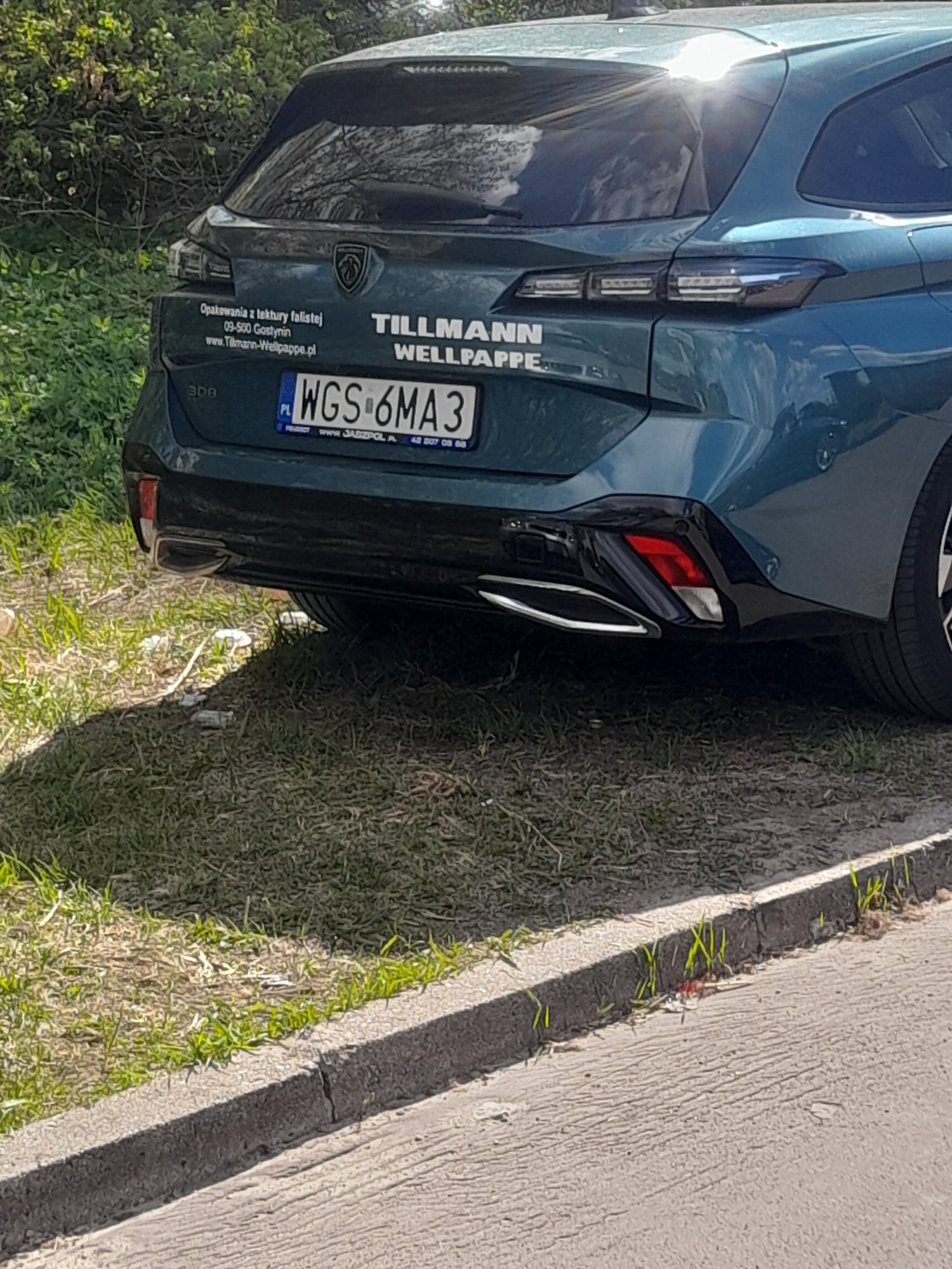 Numer rejestracyjny WGS 6MA3 posiada PEUGEOT 308 SW III MR`21 E6d/e Active Pack S&S EAT - WGS6MA3