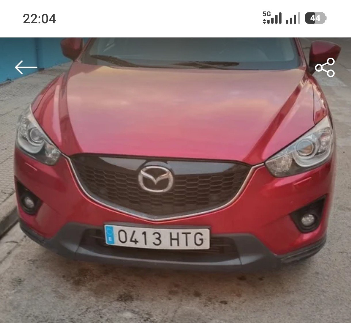 Numer rejestracyjny 0413HTG posiada MAZDA CX-5