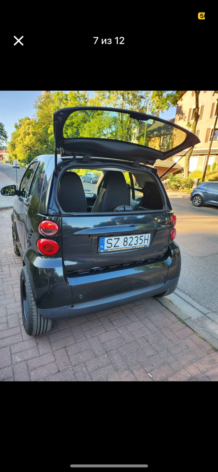 Numer rejestracyjny SZ 8235H posiada SMART FORTWO - SZ8235H