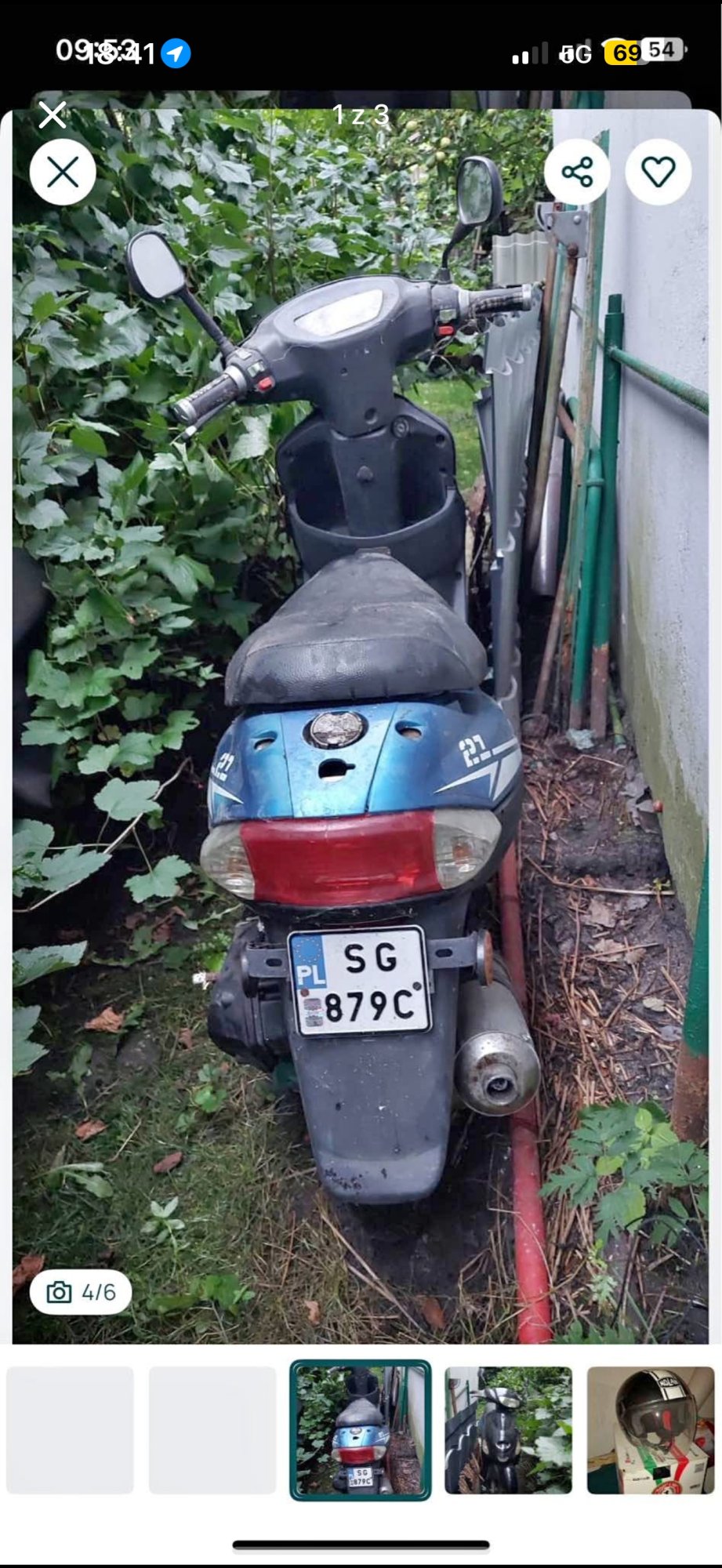 Numer rejestracyjny SG 879C posiada BAOTIAN BAOTIAN BT49QT-9 - SG879C