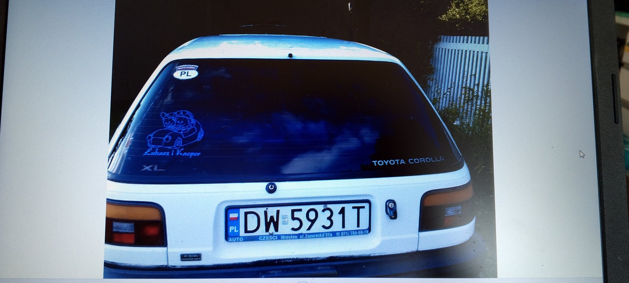 Numer rejestracyjny DW 5931T posiada TOYOTA Corolla Compact Kat. XL - DW5931T Numer rejestracyjny DW 5931T posiada TOYOTA Corolla Compact Kat. XL - DW5931T